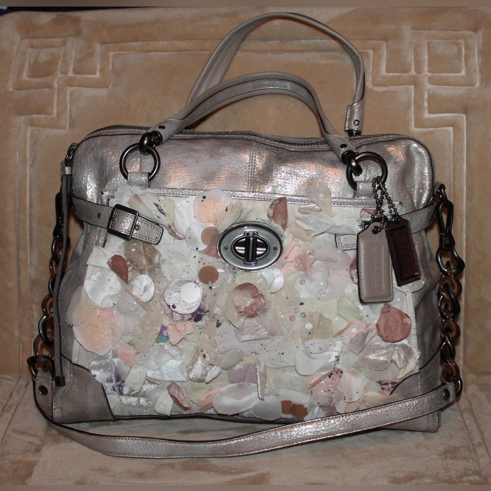 Coach 16400 Limited Ed Ella Petal Flagship Rose Handbag